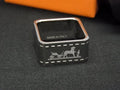 Hermes Bolduc Scarf Ring Closure Silver