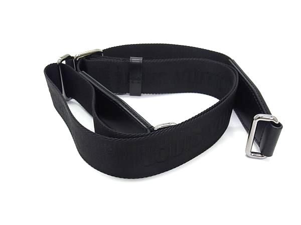 Louis Vuitton Nylon Bag Shoulder Strap Crossbody Black