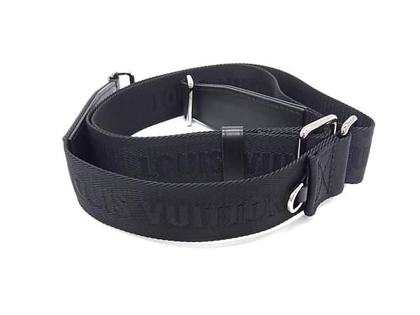Louis Vuitton Nylon Bag Shoulder Strap Crossbody Black — view 2