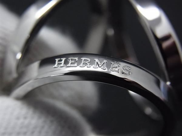 Hermes Trio Scarf Ring Closure Silver — view 3
