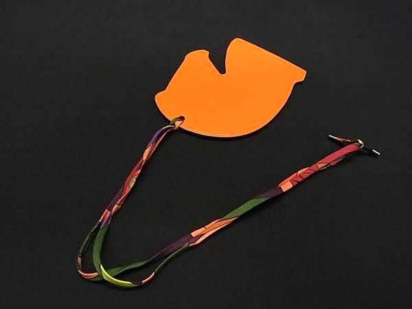 Hermes Samarkand Bag Charm Yellow Orange — view 2