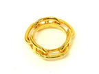 Hermes Chaine D'ancre Lucade Legato Scarf Ring Closure Gold