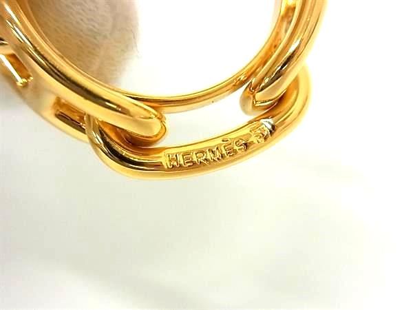 Hermes Chaine D'ancre Lucade Legato Scarf Ring Closure Gold — view 3