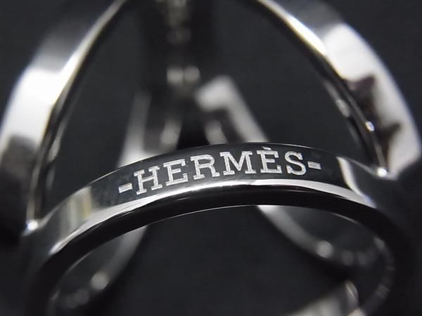 Hermes Trio Scarf Ring Closure Silver — view 3