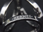 Hermes Trio Scarf Ring Closure Silver — view 3