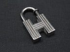 Hermes First Step of the New Century Charm Silver Keychain
