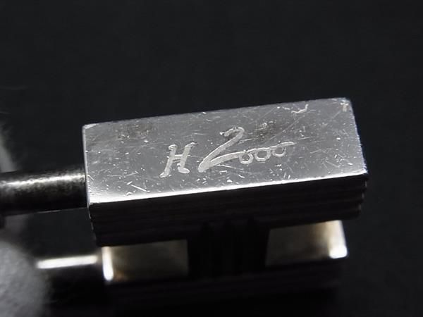 Hermes First Step of the New Century Charm Silver Keychain — view 4