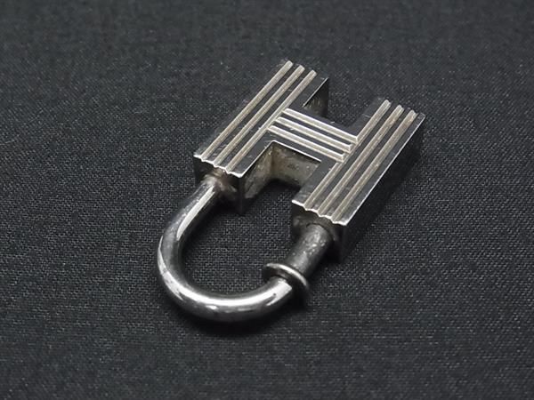 Hermes First Step of the New Century Charm Silver Keychain — view 2