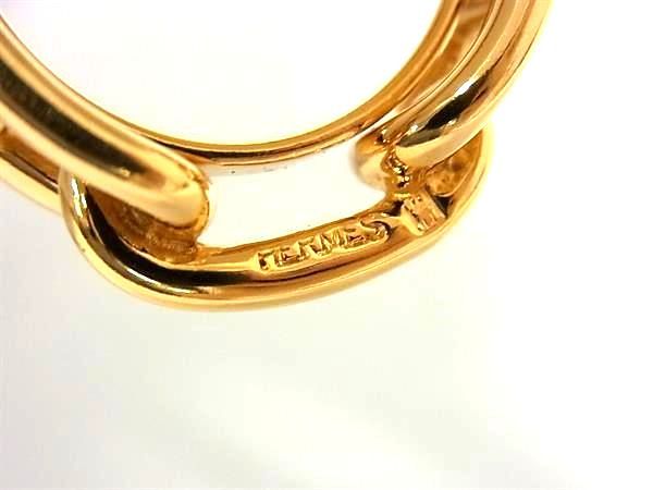Hermes Chaine D'ancre Lucade Legato Scarf Ring Closure Gold — view 3