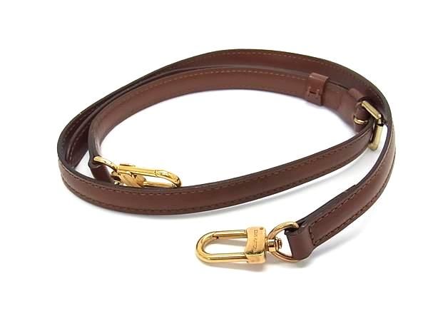 Louis Vuitton Shoulder Strap Crossbody Brown for Leather Bag