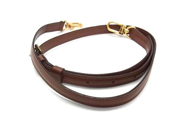 Louis Vuitton Shoulder Strap Crossbody Brown for Leather Bag — view 2