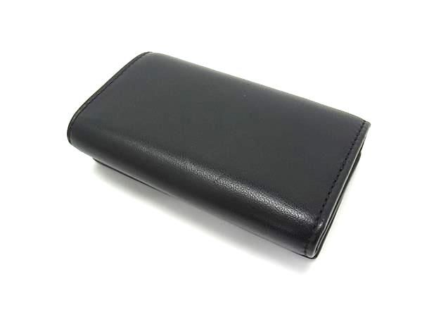Gucci Leather Key Case Key Holder Black — view 2