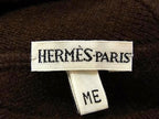 Hermes Martin Margiela Era H Logo Cashmere 100% Beanie Knit Cap ME Brown Hat — view 4