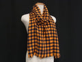 Louis Vuitton Etole Masai Cotton 100% Scarf Shawl Orange