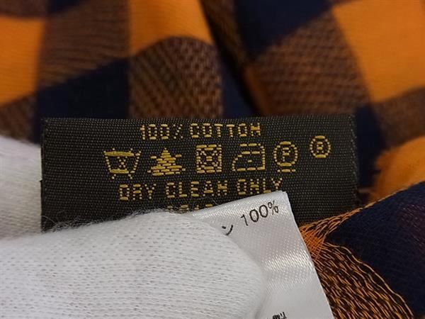 Louis Vuitton Etole Masai Cotton 100% Scarf Shawl Orange — view 4