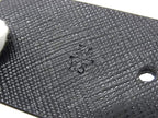 Prada Saffiano Leather Silver Reversible 34/85 Black Bordeaux Belt — view 5