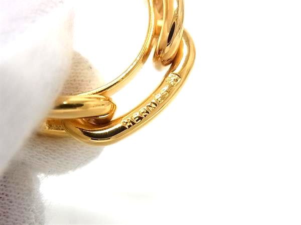 Hermes Chaine D'ancre Lucade Legato Scarf Ring Closure Gold — view 3