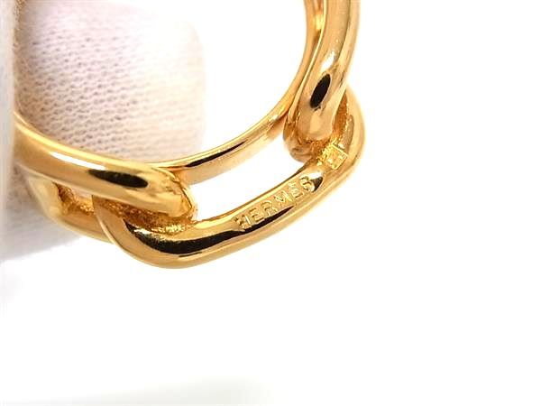 Hermes Chaine D'ancre Scarf Ring Closure Gold — view 3