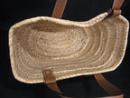 Loewe Basket Small Anagram Raffia Tote Bag Beige Brown — view 5