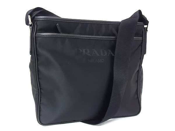 Prada Tessuto Nylon Crossbody Shoulder Bag Black