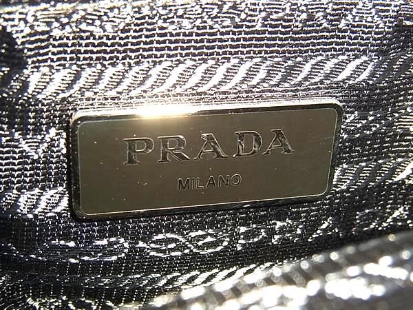 Prada Tessuto Nylon Crossbody Shoulder Bag Black — view 6