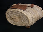 Loewe Anagram Basket Bag Raffia Leather Handbag Beige — view 4