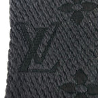 Louis Vuitton Scarf Logomania Anthracite Wool Silk — view 3