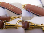 Celine Canvas Shoulder Strap Logo Greige — view 2
