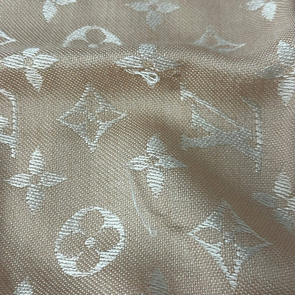Louis Vuitton Shawl Monogram Denim Rose Wool Scarf — view 5