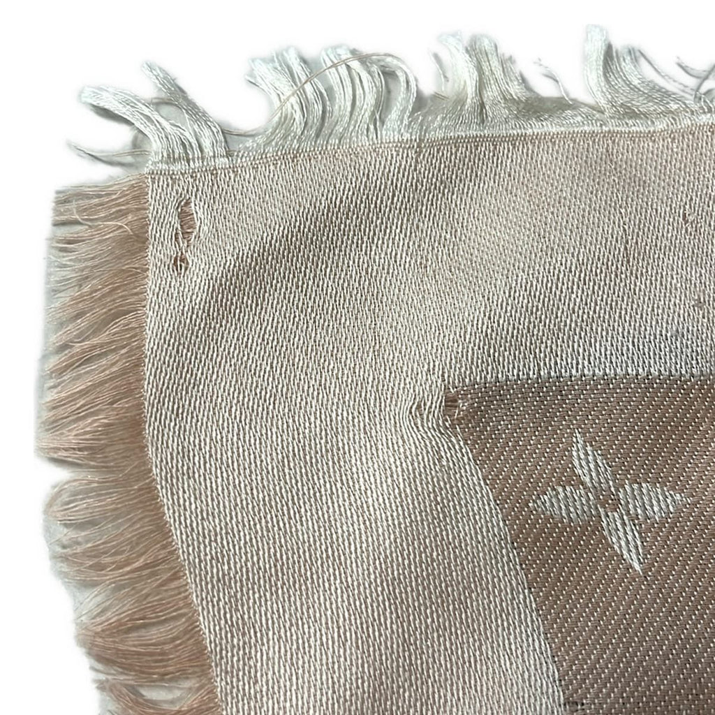 Louis Vuitton Shawl Monogram Denim Rose Wool Scarf — view 4