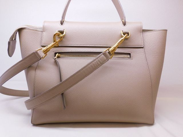 Celine Belt Bag Micro Greige 2-Way Leather — view 2
