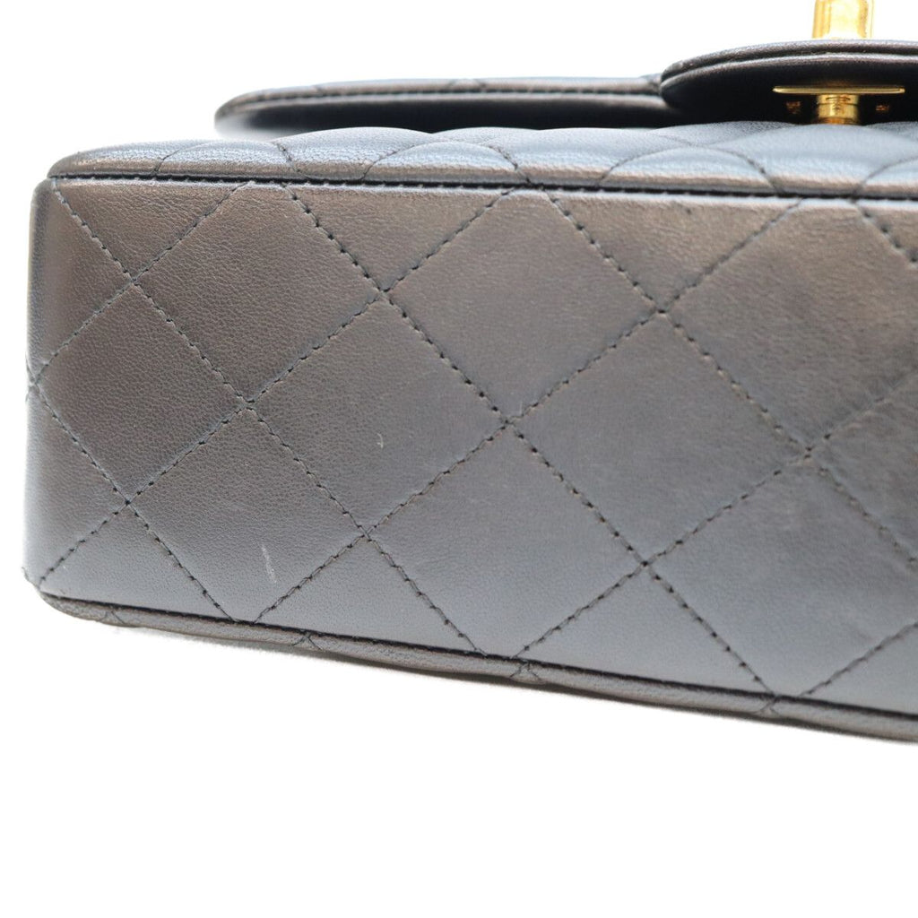 Chanel Black Lambskin Quilted 23 Shoulder Bag — view 6