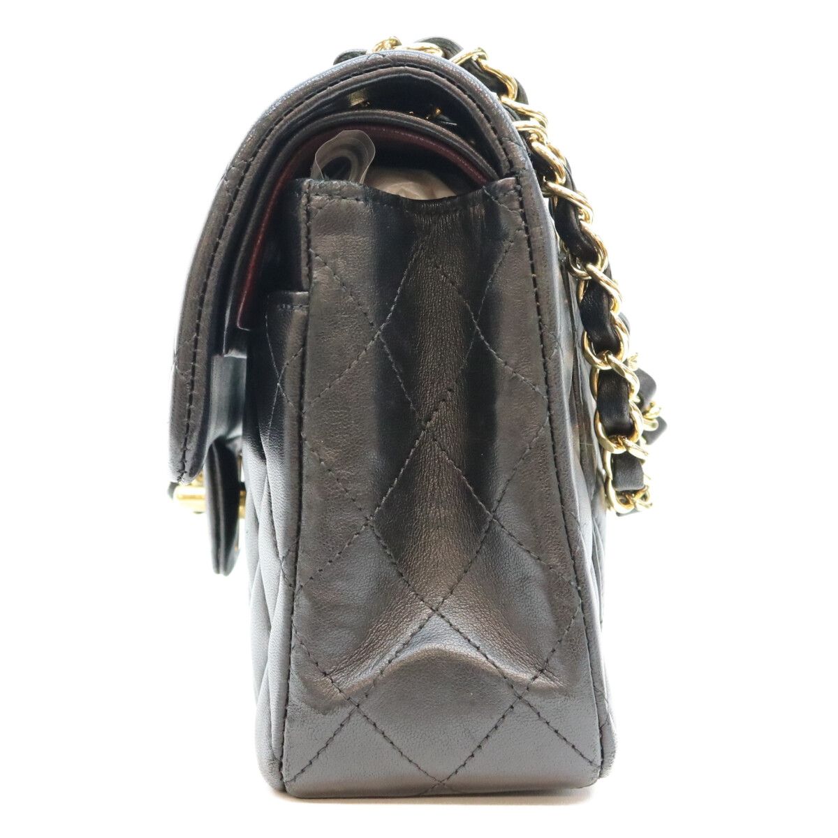 Chanel Black Lambskin Quilted 23 Shoulder Bag — view 2