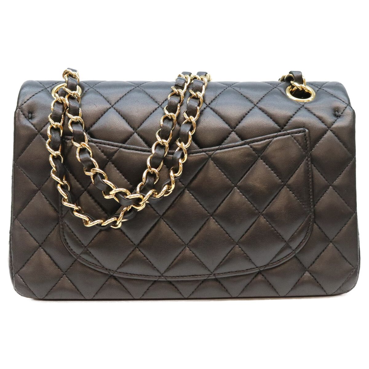 Chanel Black Lambskin Quilted 23 Shoulder Bag — view 3