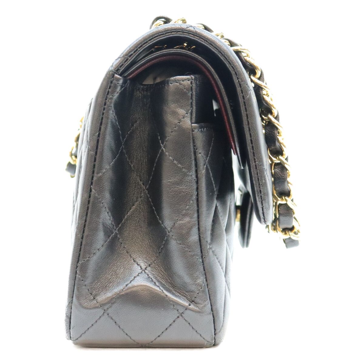 Chanel Black Lambskin Quilted 23 Shoulder Bag — view 4