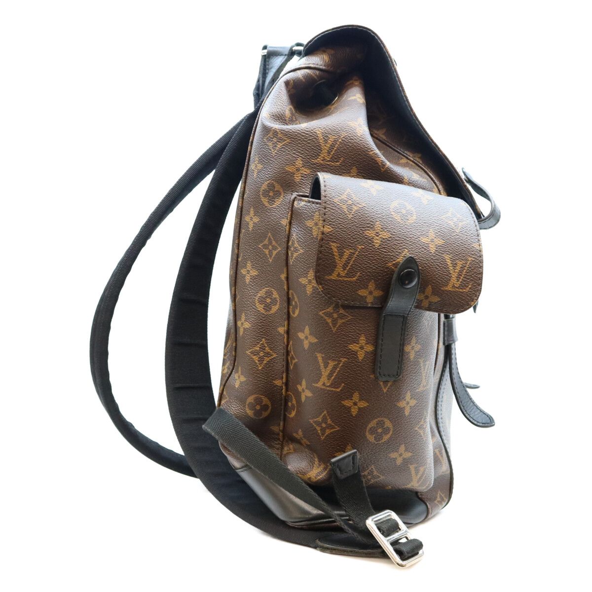 Louis Vuitton Monogram Macassar Christopher MM Backpack — view 4