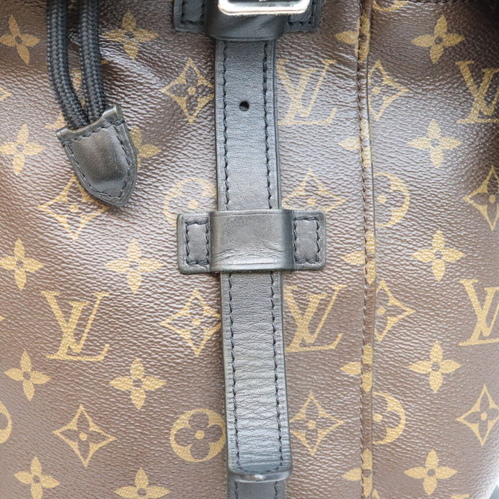 Louis Vuitton Monogram Macassar Christopher MM Backpack — view 7