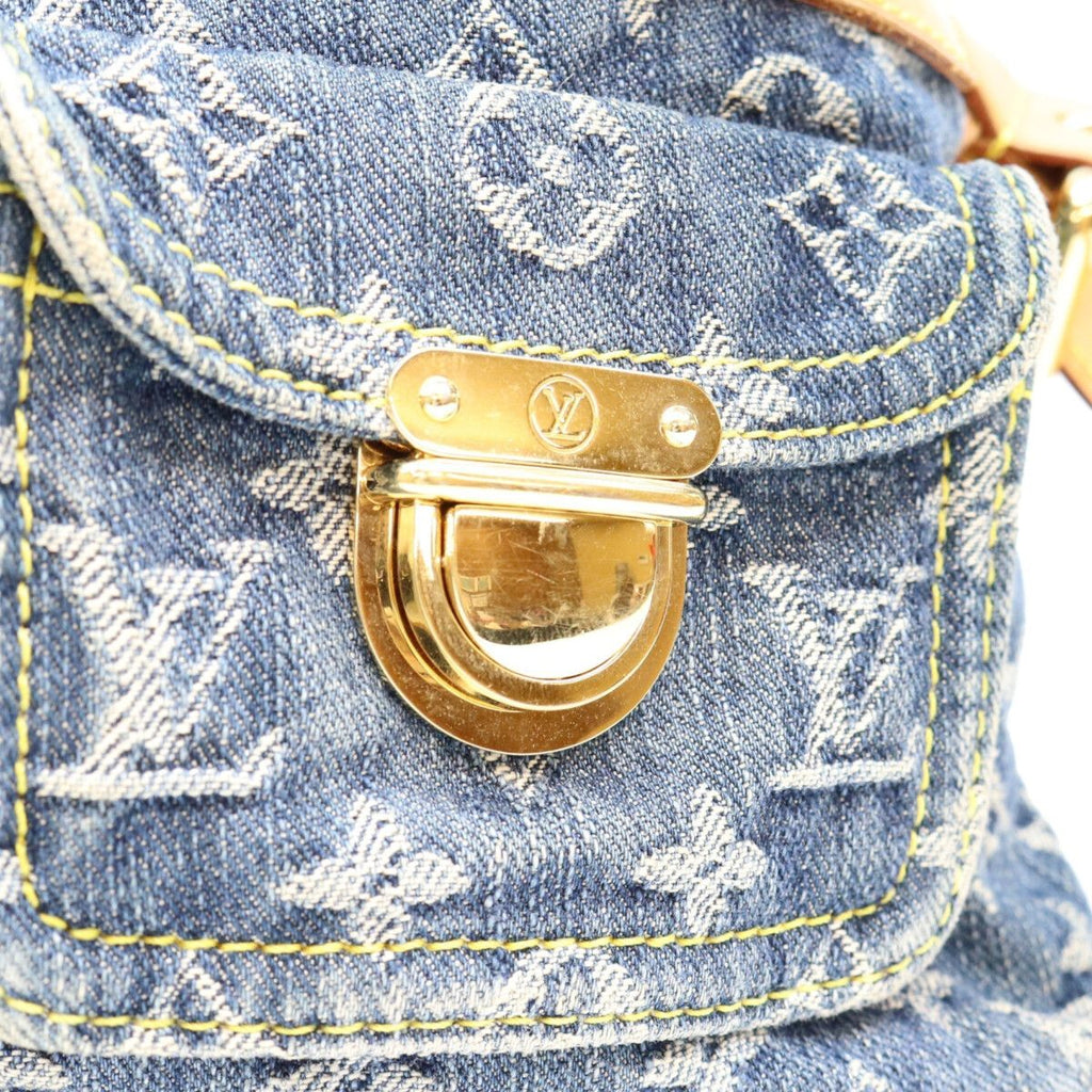 Louis Vuitton Monogram Denim Baggy PM Long Shoulder Bag — view 6