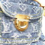 Louis Vuitton Monogram Denim Baggy PM Long Shoulder Bag — view 6