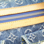 Louis Vuitton Monogram Denim Baggy PM Long Shoulder Bag — view 8