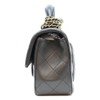 Chanel Black Lambskin Top Handle Mini Quilted 20 — view 2