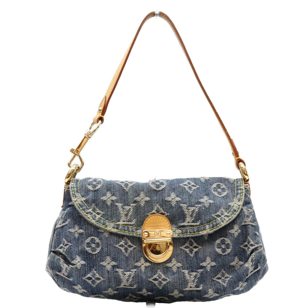 Louis Vuitton Monogram Denim Mini Pleaty Shoulder Bag