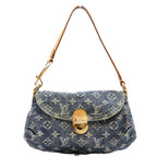 Louis Vuitton Monogram Denim Mini Pleaty Shoulder Bag