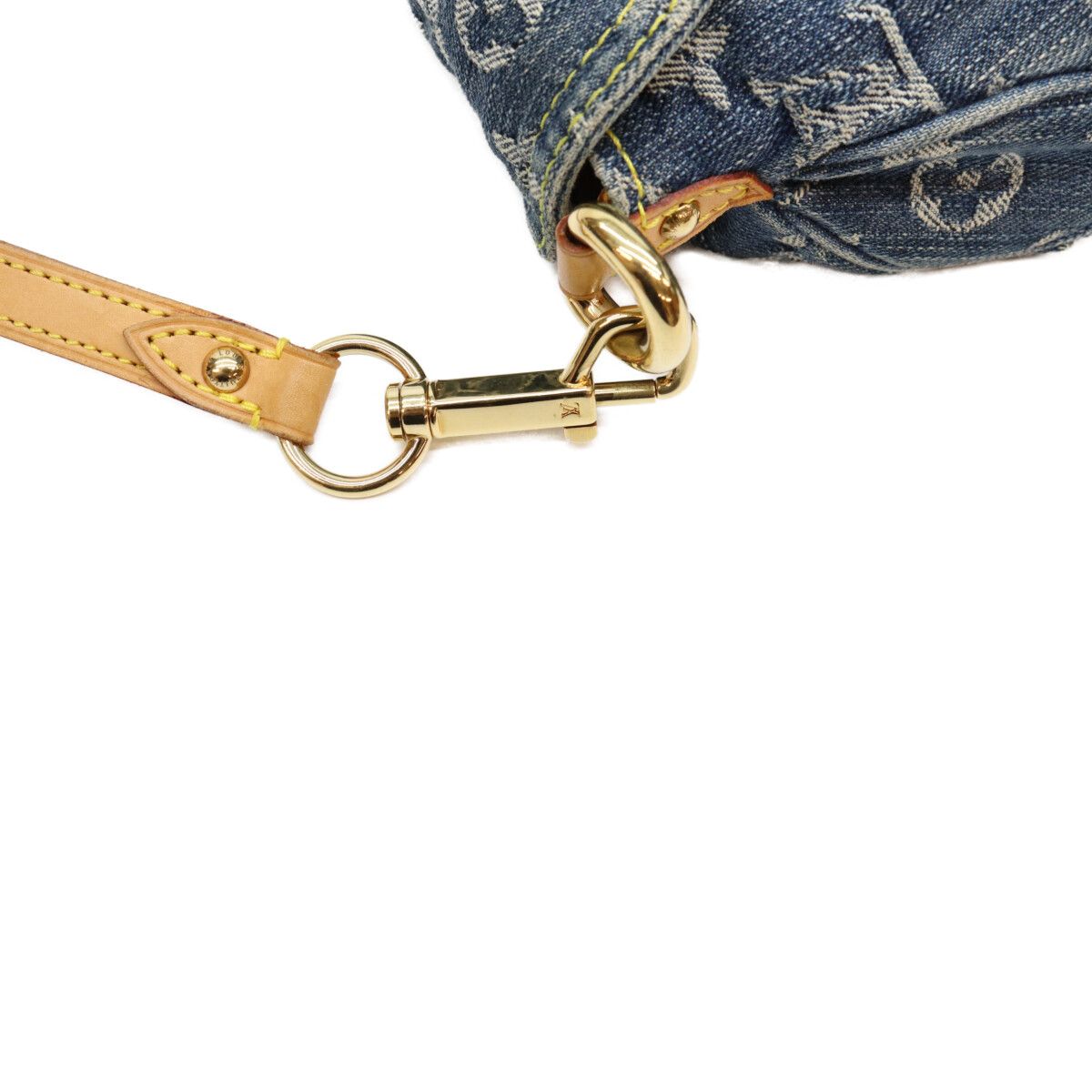 Louis Vuitton Monogram Denim Mini Pleaty Shoulder Bag — view 7