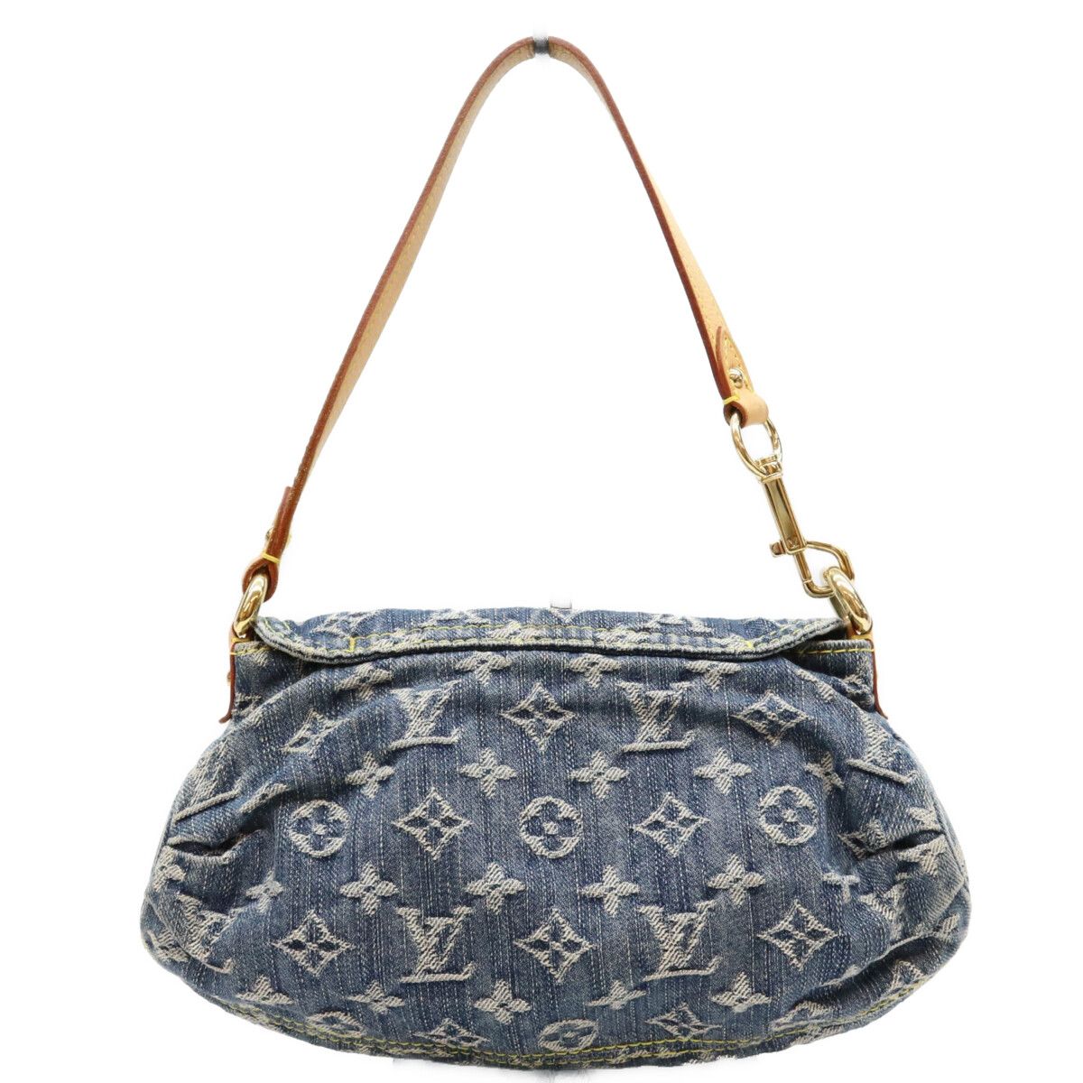 Louis Vuitton Monogram Denim Mini Pleaty Shoulder Bag — view 3