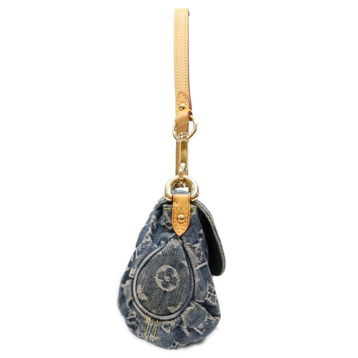 Louis Vuitton Monogram Denim Mini Pleaty Shoulder Bag — view 4