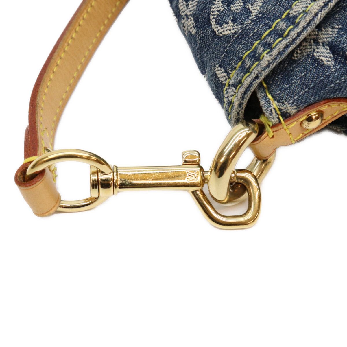 Louis Vuitton Monogram Denim Mini Pleaty Shoulder Bag — view 8
