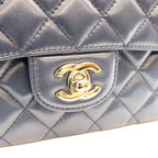 Chanel Navy Lambskin Bijou Chain Top Handle Quilted 23 — view 6