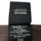 Gucci Shawl Beige Dark Brown GG Pattern Wool Silk Scarf — view 3