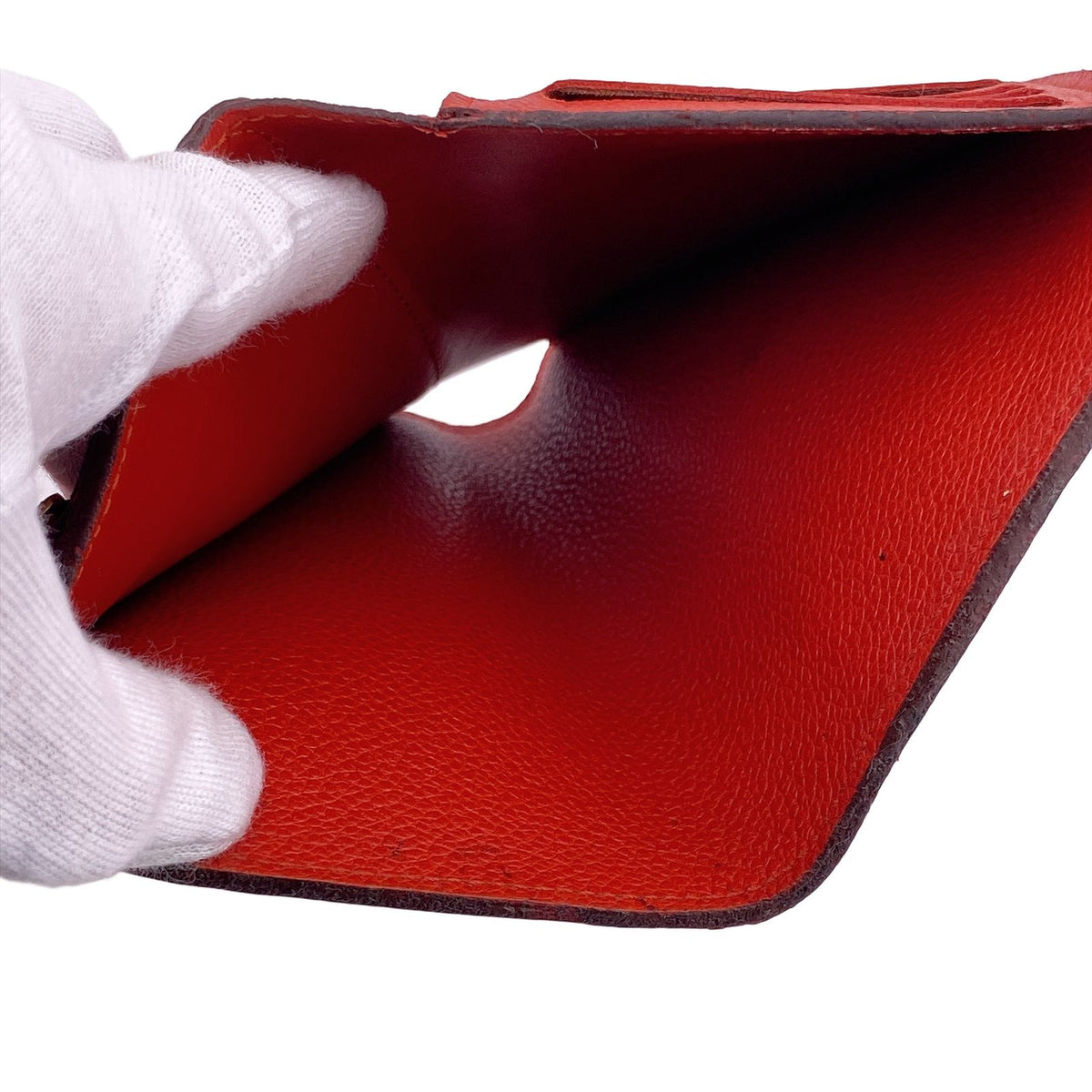 Louis Vuitton Portefeuille Curieuse Monogram Empreinte Red Trifold Wallet — view 6